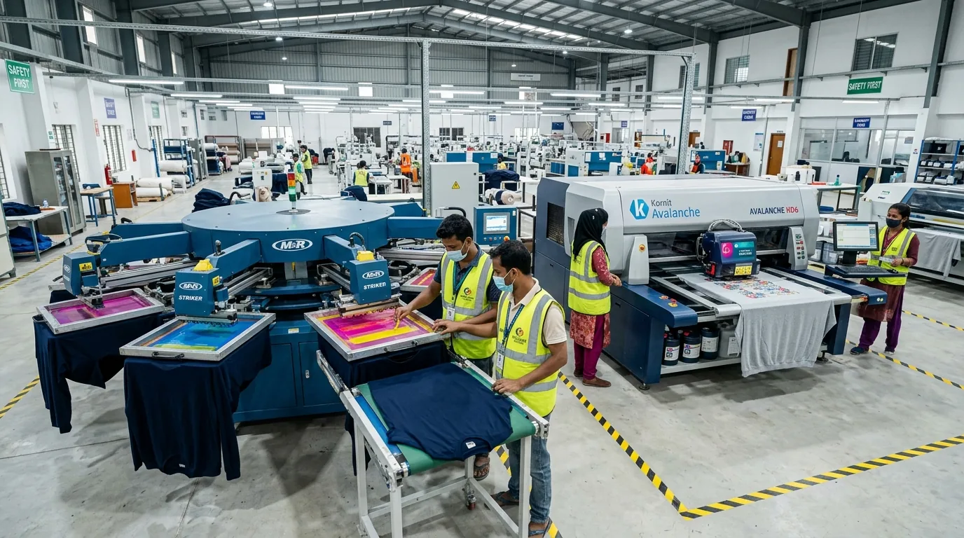 Automatic Screen Printing at Riverain