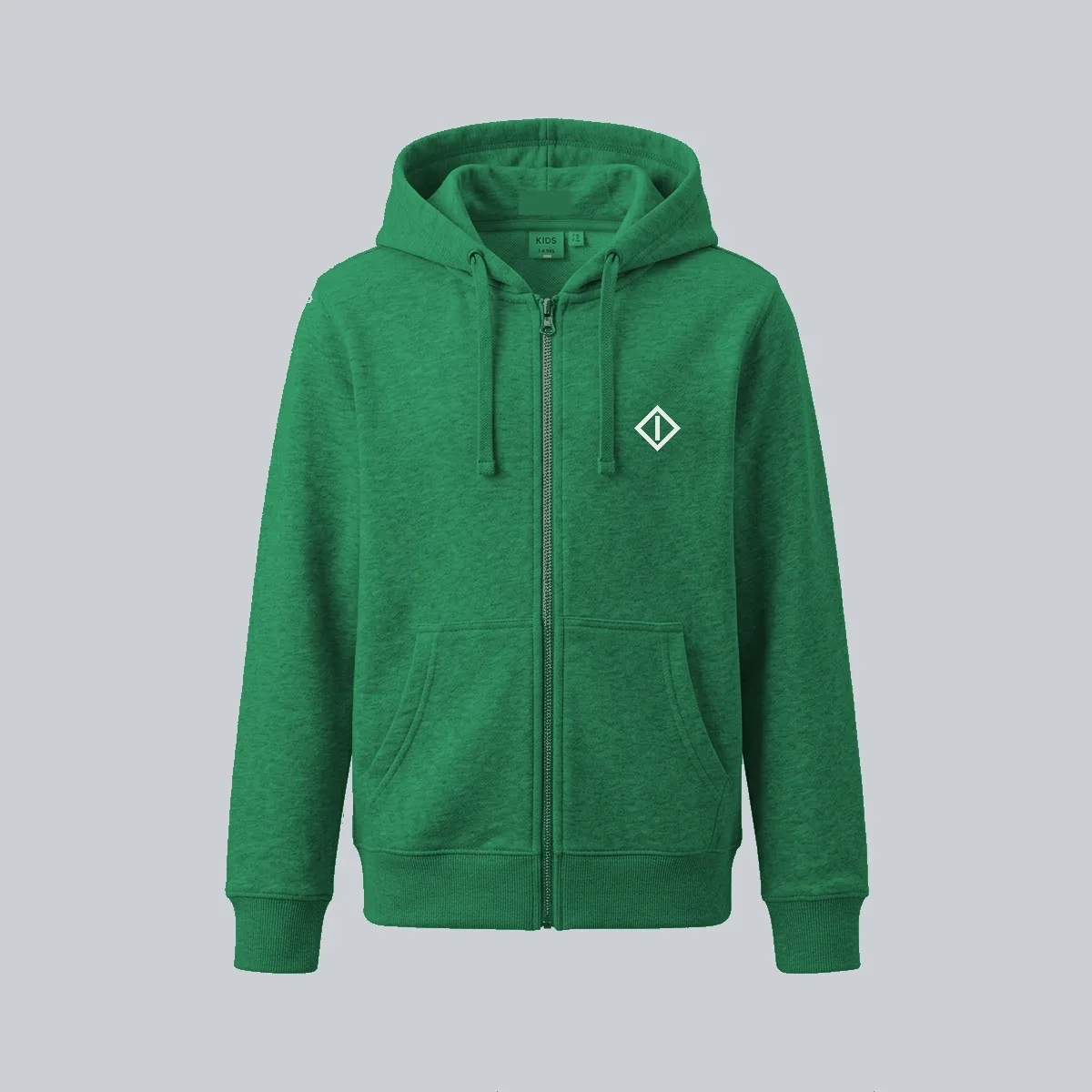 Screen-Printed Streetwear Graphic Hoodie Studio Photo