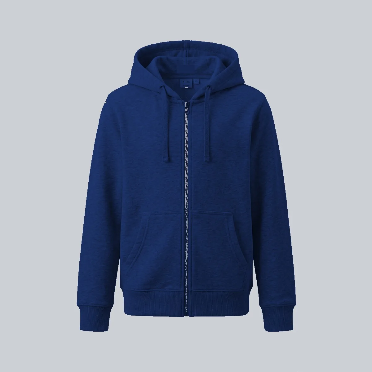 Full-Zip Brushed Heavy Fleece Hoodie Studio Photo