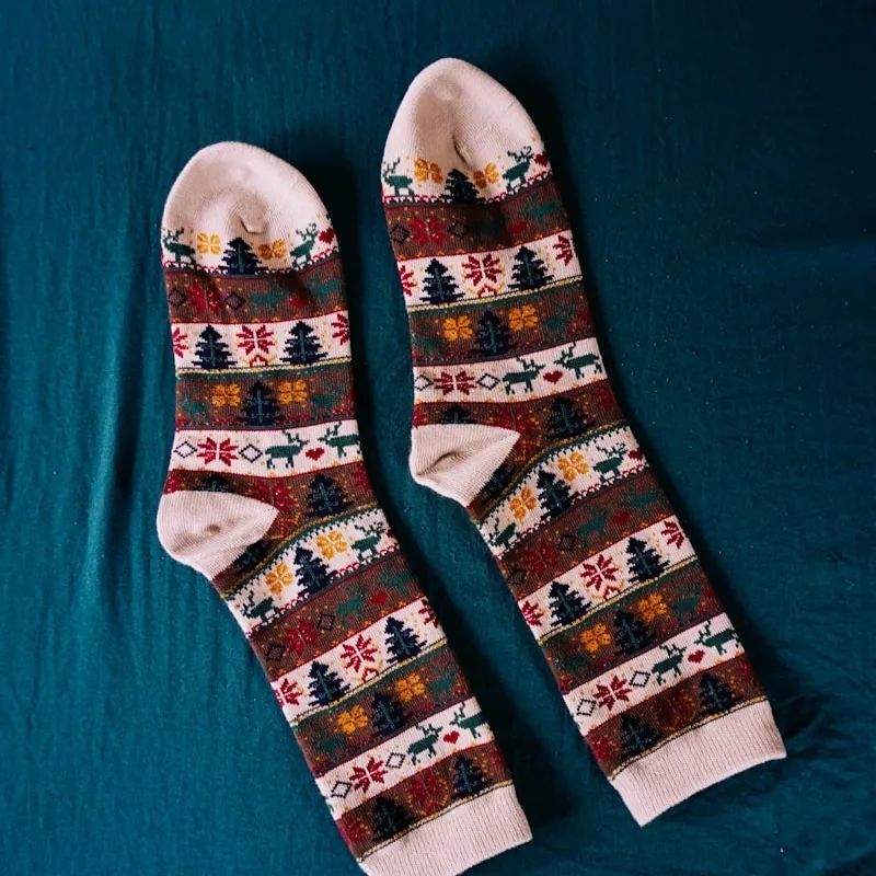 Jacquard Athletic Performance Crew Socks Studio Photo