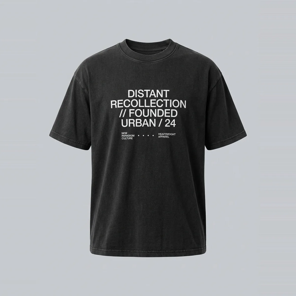 High-Density Screen-Printed Graphic T-Shirt Studio Photo